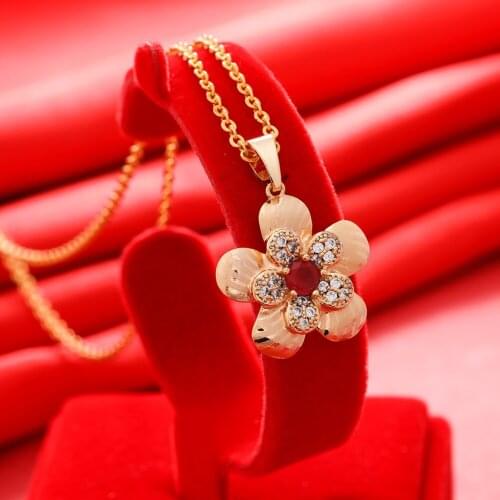 Gligli Small Necklaces For Women/Girl Gold Color Pendant Thin Chain Jewelry Ladies Festival Gift