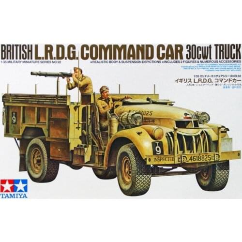 R/C Tamiya 35092 1/35 Military Model Kit WWII British LRDG Command Car 30cwt Truck