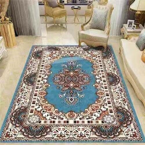 New Geometric Floral Decorate Colorful Carpets for Living Room Bedroom Area Rug Non-slip Antifouling Carpet For Parlor Floor Mat