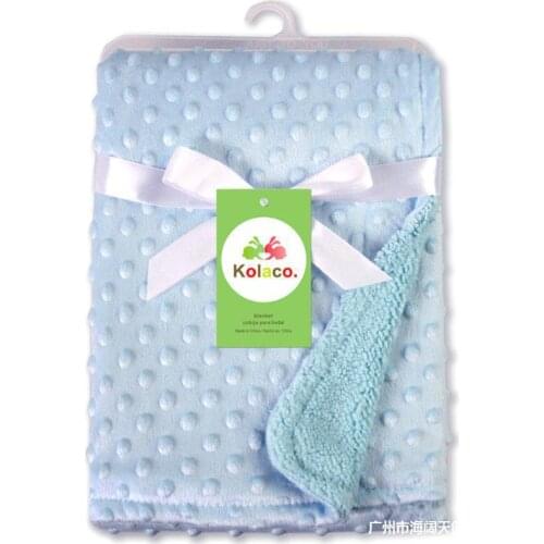 Baby Blanket & Swaddling Newborn Thermal Soft Fleece Bedding 2PCS