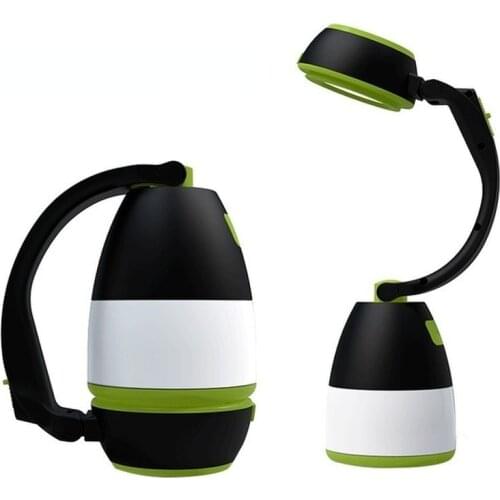 Three-in-one Tent Light Camping Light Multifunctional Table Lamp USB Emergency Light Rechargeable Portable Lantern Flashlight