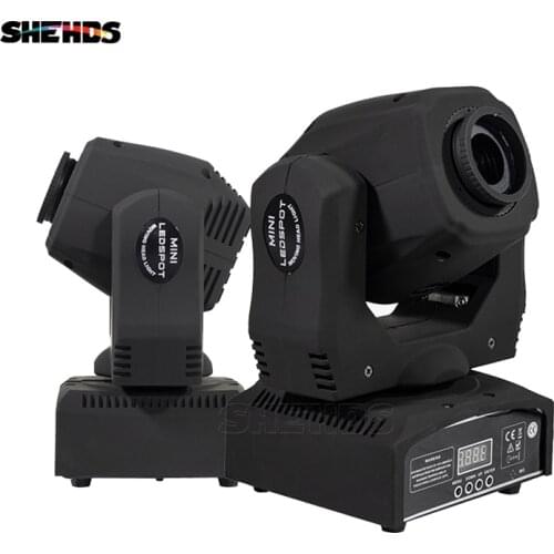 2 Pcs 60w Led Spot Light 7 Gobos Moving Head Light DMX 9/11 Channels Light/Master-Slave/Auto Run/Sound Controller Fast Shipping