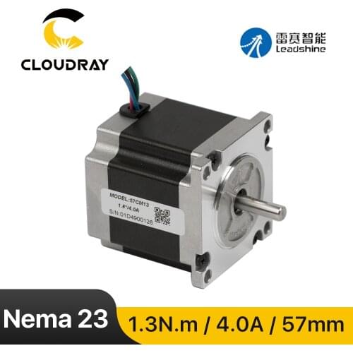 Leadshine Nema 23 Stepper Motor(57CM13)57mm 130Ncm 4A Stepper Motor 4-lead Cable for 3D printer CNC XYZ