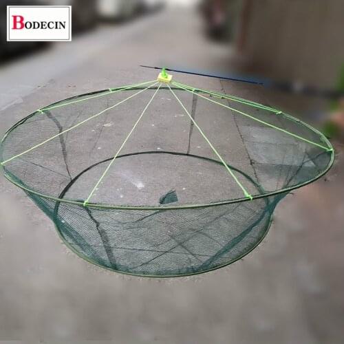 Foldable Drop Fishing/Landing/Cast Net Nylon Shrimp Crab Bait Mesh For Fish Trap/Cage Crayfish Catcher Folding Casting Network