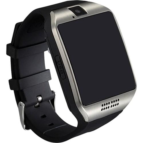 DHL 10pcs/lot Bluetooth Smart Watch Q18 With Camera FM Facebook SMS MP3 Smartwatch Support Sim Card For IOS apple Android Phones