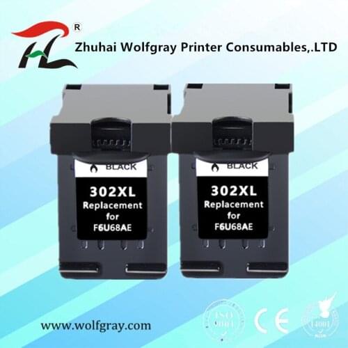 Compatible 302XL ink cartridge for HP 302 XL for hp302 For HP Deskjet 2130 2135 1110 3630 3632 Officejet 3830 3834 4650