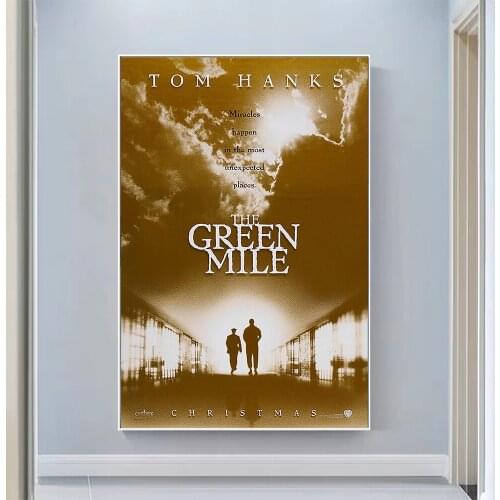 V0434 The Green Mile (2) Vintage Classic Movie Wall Silk Cloth HD Poster Art Home Decoration Gift