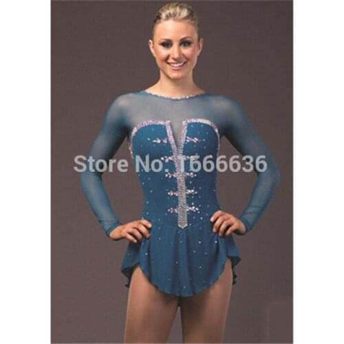 Custom Adult Figure Skating Dresses For Women Graceful New Brand Ice Skating Competition Dresses DR3949
