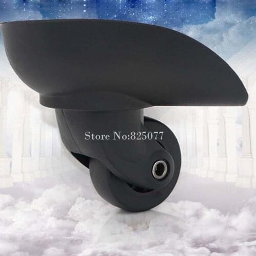 1 Pair Black Travel Bags Replacement Luggage Suitcase Wheels Left&Right Universal Wheel ED03