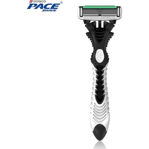 6pcs Original Dorco PACE 6 Disposable Blade Razor Shaver Shaving Machine for Mens Face Stainless Steel Safety Gift SXA100-1P