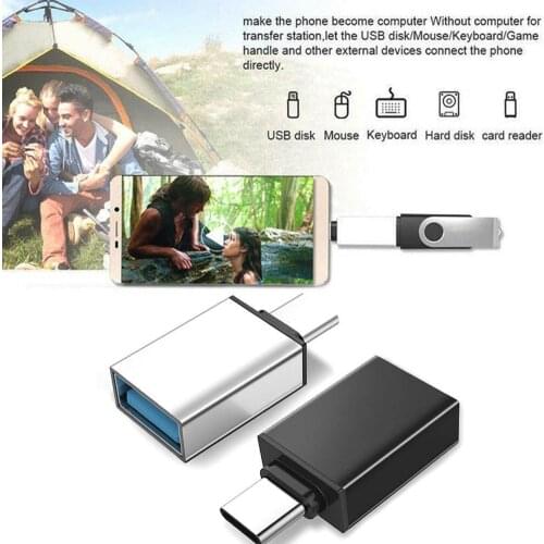 USB Type C OTG Adapter USB C to USB 3.0 OTG Type-C Mate 20 P20 Converter Huawei Samsung For Macbook S10 S9 USB-C Connector N1S7