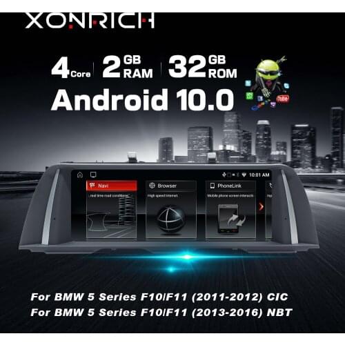 IPS Car Multimedia player 10.25"android 10.0 Car dvd For BMW 5 Series F10/F11/520 (2011-2016) CIC/NBT GPS Radio 2GB RAM 32GB ROM
