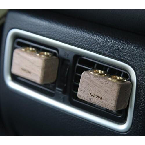 Wood Car Air Freshener Original Design Car Perfume Car Fragrance Vent Clip Smell the Car Refill Car Vent Diffuser