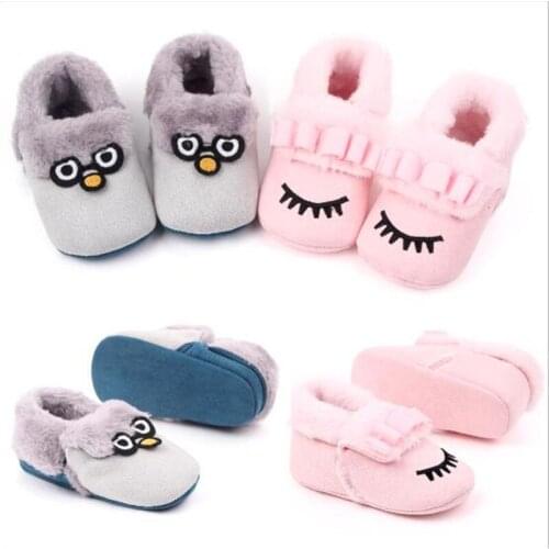 Lovely Warm Baby Girls Boys Shoes Toddler Winter First Walkers Baby Shoes Soft Slippers Non-Slip Infants Casual Shoes Boots
