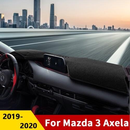 Car Dashboard Cover Mat Dash mat Sun Shade Pad Instrument Panel Carpets Anti-UV For Mazda 3 Axela 2019-2020 Car Accessories