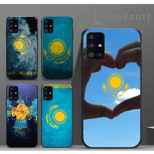 Kazakhstan flag Phone Case For Samsung A32 A51 A52 A71 A50 A12 A21S S10 S20 S21 Plus Fe Ultra