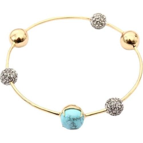 CSxjdCSxjd 2021 New design personality bracelet gem crystal ball fashion temperament retro jewelry party