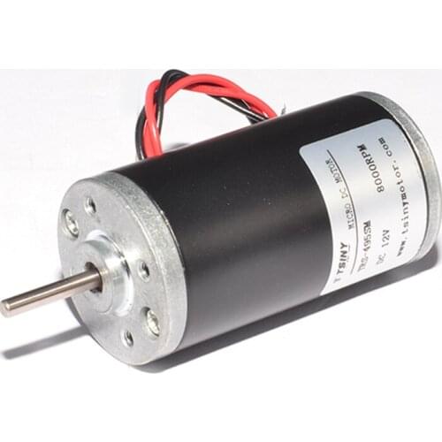 Permanent magnet 495 light motor DC motor 12V 8000 rpm high speed baby carriage motor Good wear resistance