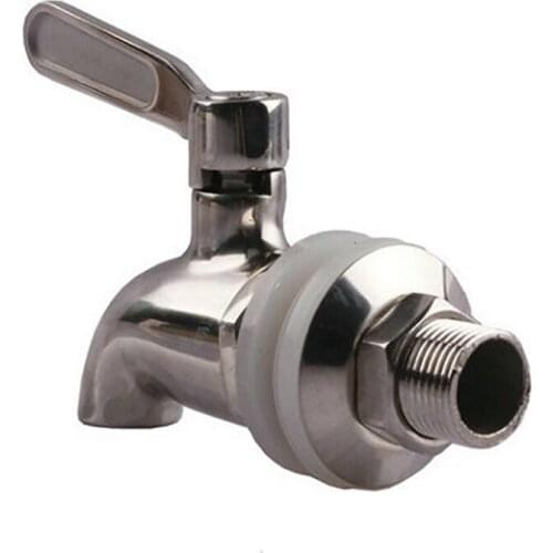 Hot Replacement Spigot for Beverage Dispenser, Stainless Steel Spigot for Drink Dispenser, Water Dispenser Faucet, 2-Pack