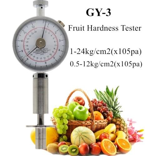 GY-3 Fruit Hardness Tester Fruit Penetrometer Fruit Sclerometer for Apples Pears Grapes Oranges fruit dynamic cone hardness test