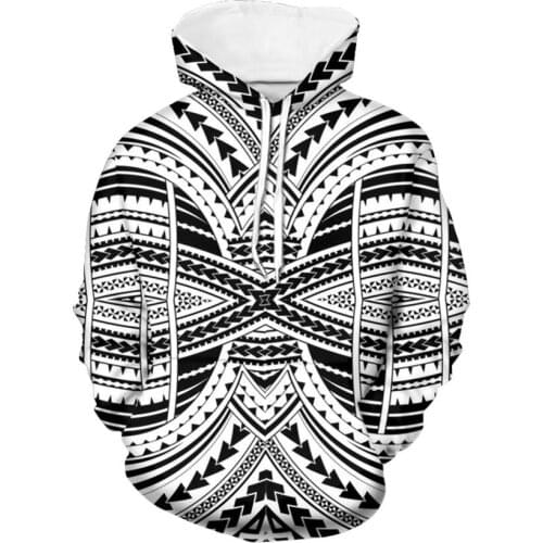 Autumn Women Polynesia Hawaii Floral Hoodies Hoodies Custom Printing Logo Latest Personalized Designer Oversized Hoodies Women