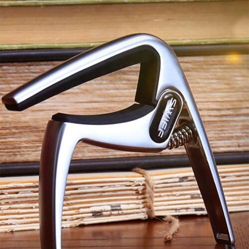 Zinc Alloy Ukulele Capo Professional Guitar Capo for Soprano Concert Tenor Baritone Ukulele Electric Guitar Mandolin