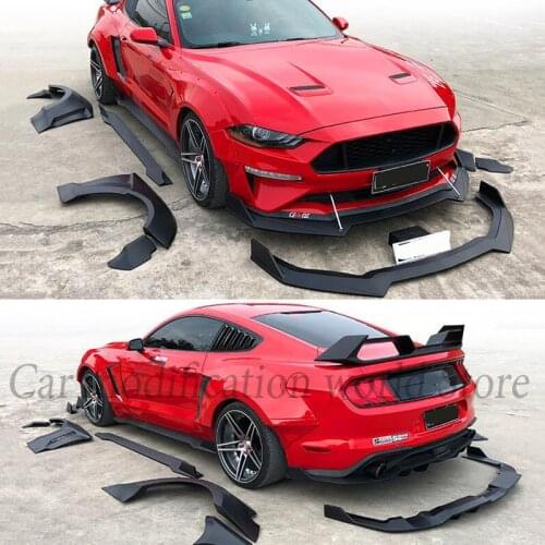 FRP Body Kit For 2015-2020 Ford Mustang RBT-Design Lip Fender Side Skirt Spoiler