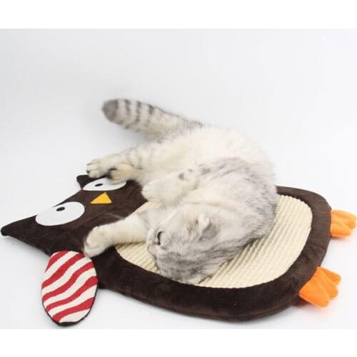 Cat Scratch Pad Board Protecting Furniture Cat Cartoon Scratch Board Toy Kitten Scratch Mat Interactive Toy Pet Training Pad