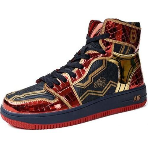 2021Spring Autumn Couple Fashion High Top Sneakers Men Women Classic Thick Bottom Multicolor Casual Shoes Vulcanized Shoes