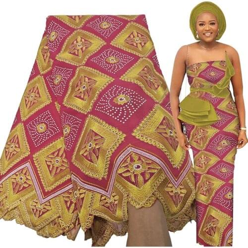 Fabricbob Latest Swiss Voile Lace In Switzerland Dubai 2021 High Quality Nigerian Party Stone Embroidery African Lace Fabric