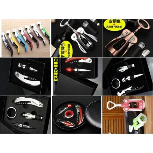 Wholesale/retail,free shipping, Plastic/metal wine bottle opener