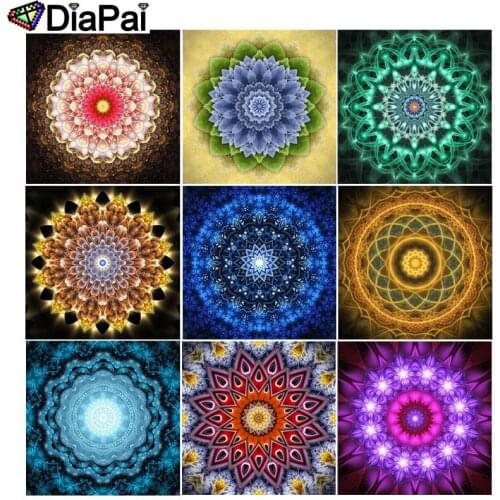 DIAPAI Full Square/Round Drill 5D DIY Diamond Painting "Religious Mandala" 3D Embroidery Cross Stitch 5D Decor Gift
