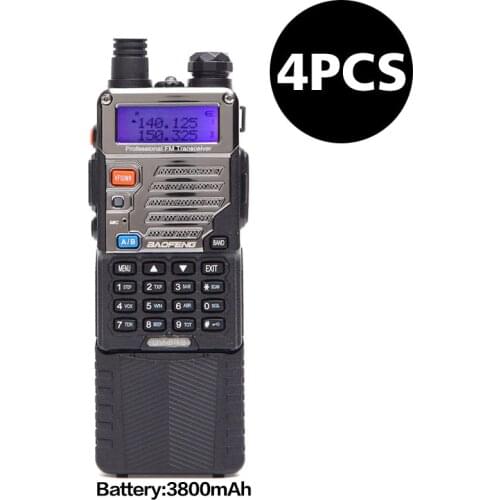 4PCS BaoFeng UV-5RE Walkie Talkie VHF/UHF136-174Mhz&400-520Mhz Dual Band Two way CB radio Baofeng Handy Portable uv5re