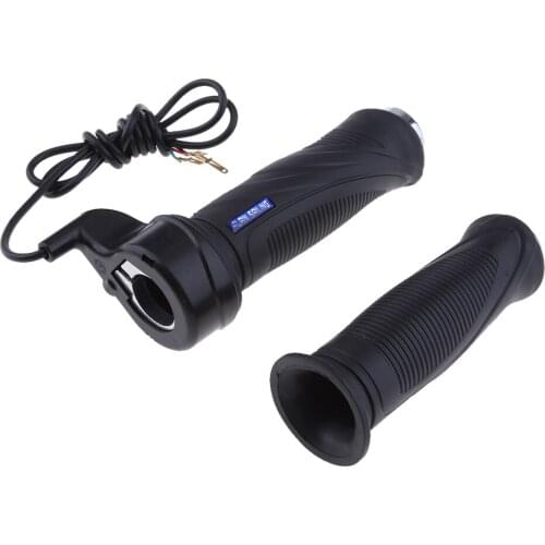 7/8'' TWIST THROTTLE HAND GRIP CABLE & LED Battery Indicator 24V/36V/48V Bike