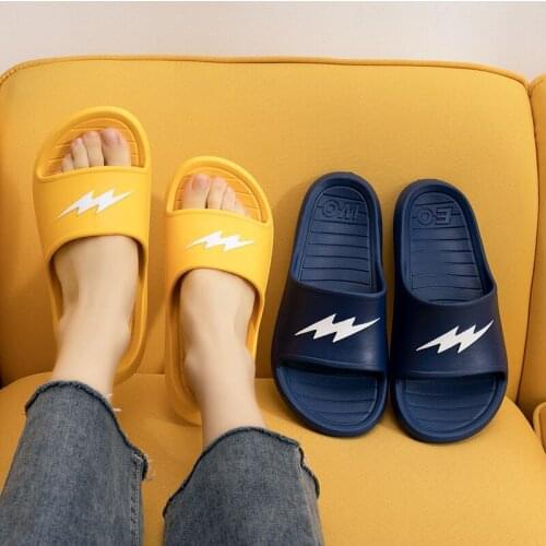 Mazefeng Summer Home Women Slippers Simple Black White Shoes Non-slip Bathroom Slides Flip Flops Indoor Women Platform Slippers