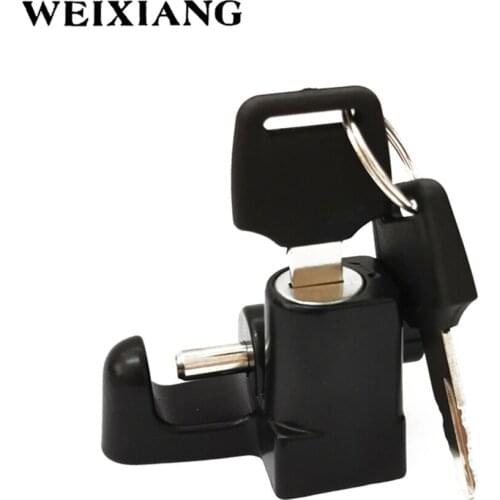 Universal Motorcycle Helmet Lock Aluminum Alloy Locks with Keys For 7/8" 22mm Handle Bar Motorbike Dirt Pit Sports Street Bike