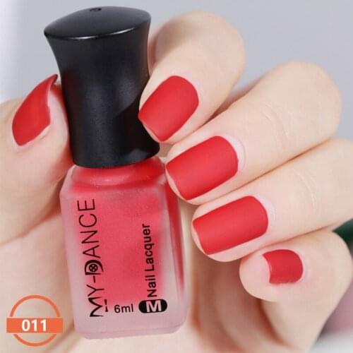 Women Matte Nail Polish DIY Art Long Lasting Satin Manicure Non-toxic Fashion Makeup EIG88