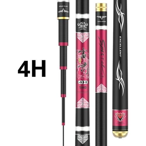 4H 5H 6H Hard Taiwan Fishing Rod 28/19 Tonalty Carp Fishing Poles Hand Olta Carbon Fiber 3.6m-7.2m Fishing Canne Fishing Tackle