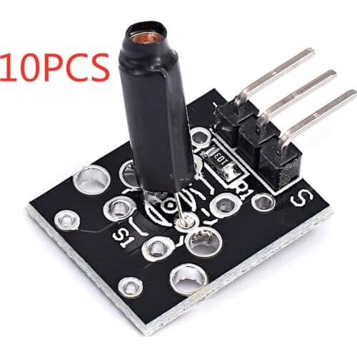 10PCS KY-002 Vibration Switch Module Vibration Sensor SW-18015P For Arduino