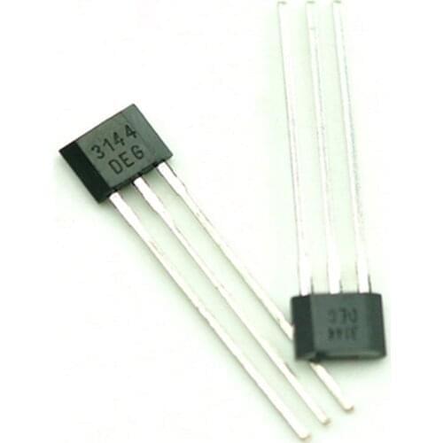 100pcs A3144E TO92 A3144 TO-92 3144 3144E Hall Effect Sensor NEW