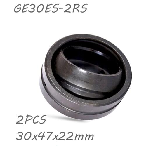 2pcs /lot 30mm Spherical Bushing Plain Bearing GE30ES-2RS 30x47x22mm