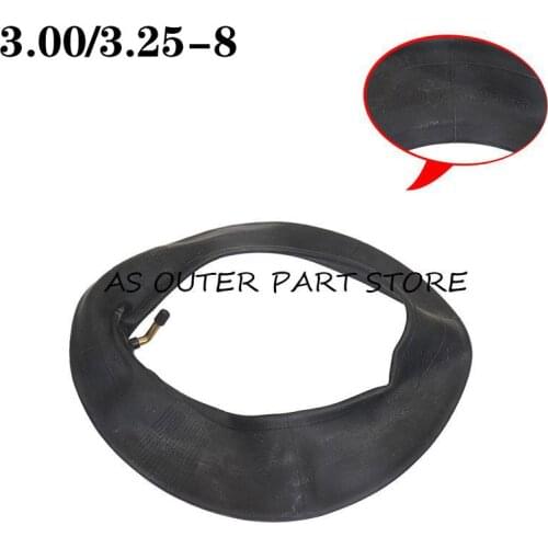 3.00/3.25-8 Inner Tube with bent Valve Stem for 8 Inch Wheelbarrow Scooters Mini Chopper Tire Go Kart ATV
