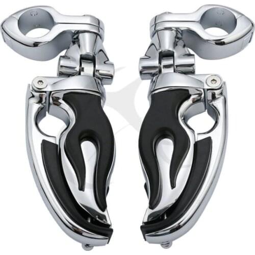 32mm 1 1/4" Flamin Switchblade Footpegs Pegs Mounting Kits For Harley Honda New