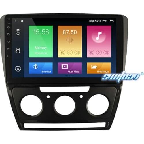 SWITNAV Android 10 CAR DVD For VOLKSWAGEN SKODA OCTAVIA (AUTO AC) 2010 car Player audio gps display screen Monitor multimedia