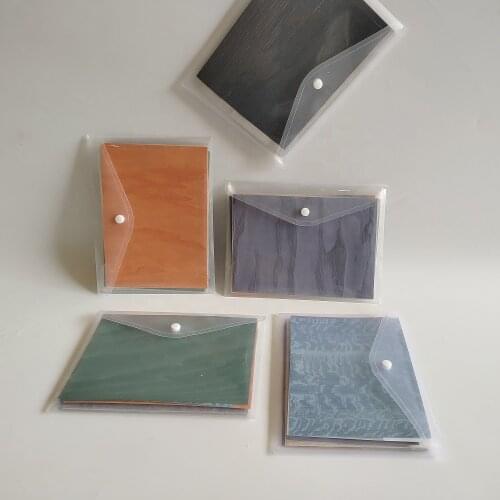 DIY Coloful Wood Veneer Handmade Gifts&Crafts