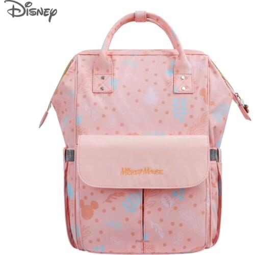 Disney Baby Diaper Bag Backpack Waterproof Mommy Travel Nappy Bag For Baby Care Maternity Stroller Bag Colorful Large Capacity
