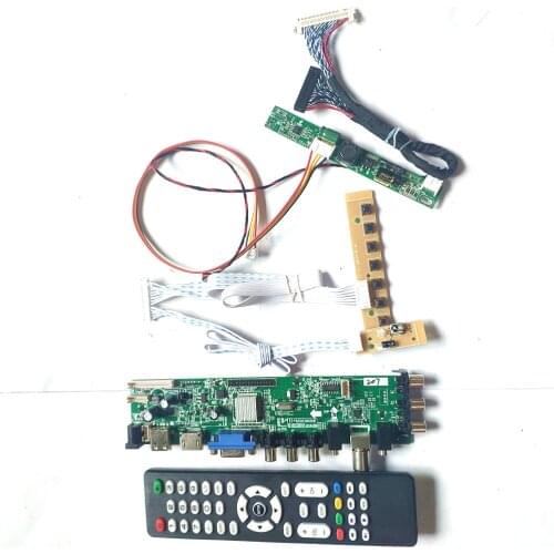 For M215HGE-L21/L23/L10/L1A universal LVDS 30Pin DVB digital 1920*1080 HDMI-Compatible VGA USB AV TV 3663 LCD Controller board