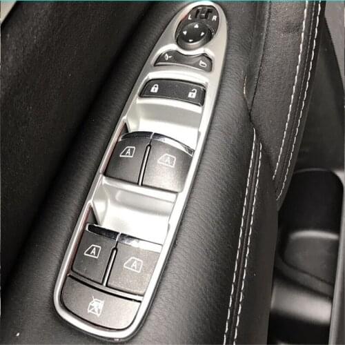 For Nissan Armada Patrol Royale Nismo Infiniti QX56 QX80 Y62 2010-2018 ABS plastic door window lifter trim car auto wagan cover