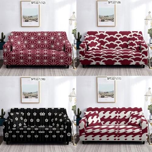 Geometric stripes pattern For home Covers for armchairs Elastic sofa cover sofa covers for living room corner sofa cover Plaid
