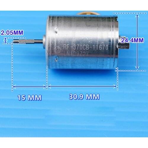 Mabuchi RF-370-11670 Motor DC 12V 15V 24V Micro 24mm Round Electric Motor Slow Speed Mute Engine for Car AV Equipment Toy Parts